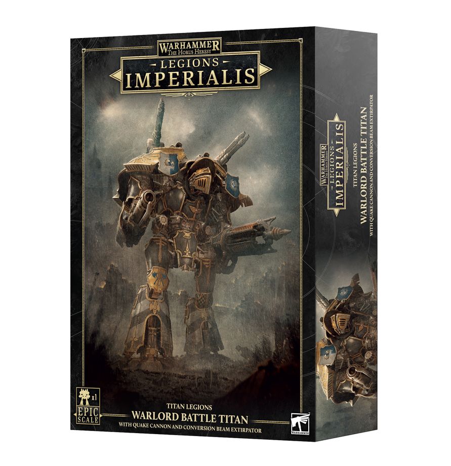 03-108_LIWarlordTitanQuakeCannonAndConversionBeamExtirpator Legions Imperialis: Warlord Titan with Quake Cannon and Conversion Beam Extirpator1