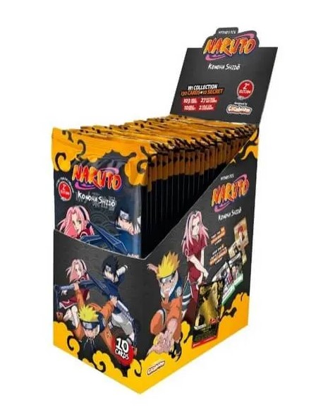 Naruto TCG_first set 2nd Edition Booster packs